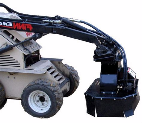 mini skid steer with stump grinder|mini stump grinder attachment.